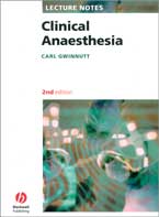 NewAge Lecture Notes on Clinical Anaesthesia